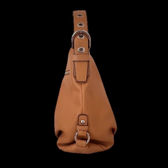 Coach Camel Leather Convertible Hobo bag F15064 - Picture 4 of 16